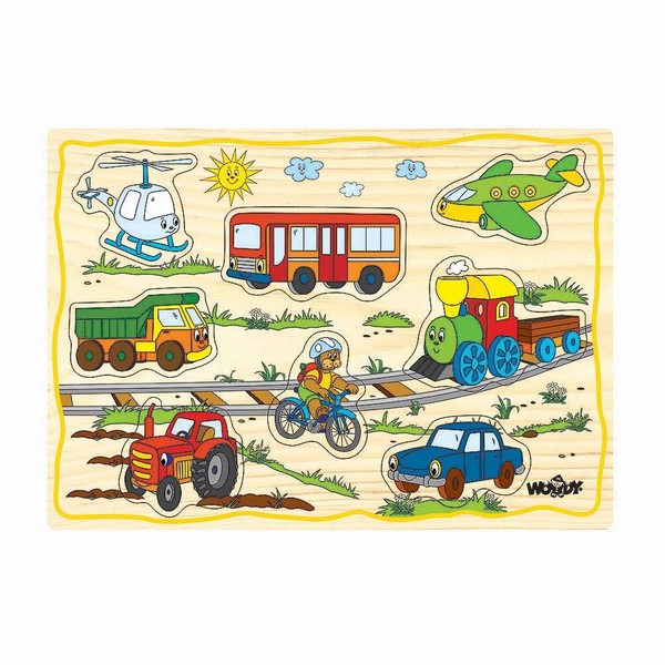 Продукт Woodyland - Дървен пъзел с дръжки - 0 - BG Hlapeta